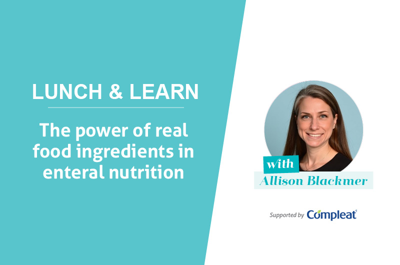 The power of real food ingredients in enteral nutrition